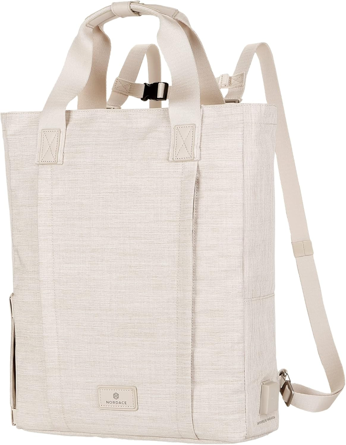 Nordace Siena II Totepack Travel Backpack for Men & Women with USB Charging Port, Water Resistant - Bookbag for Everyday