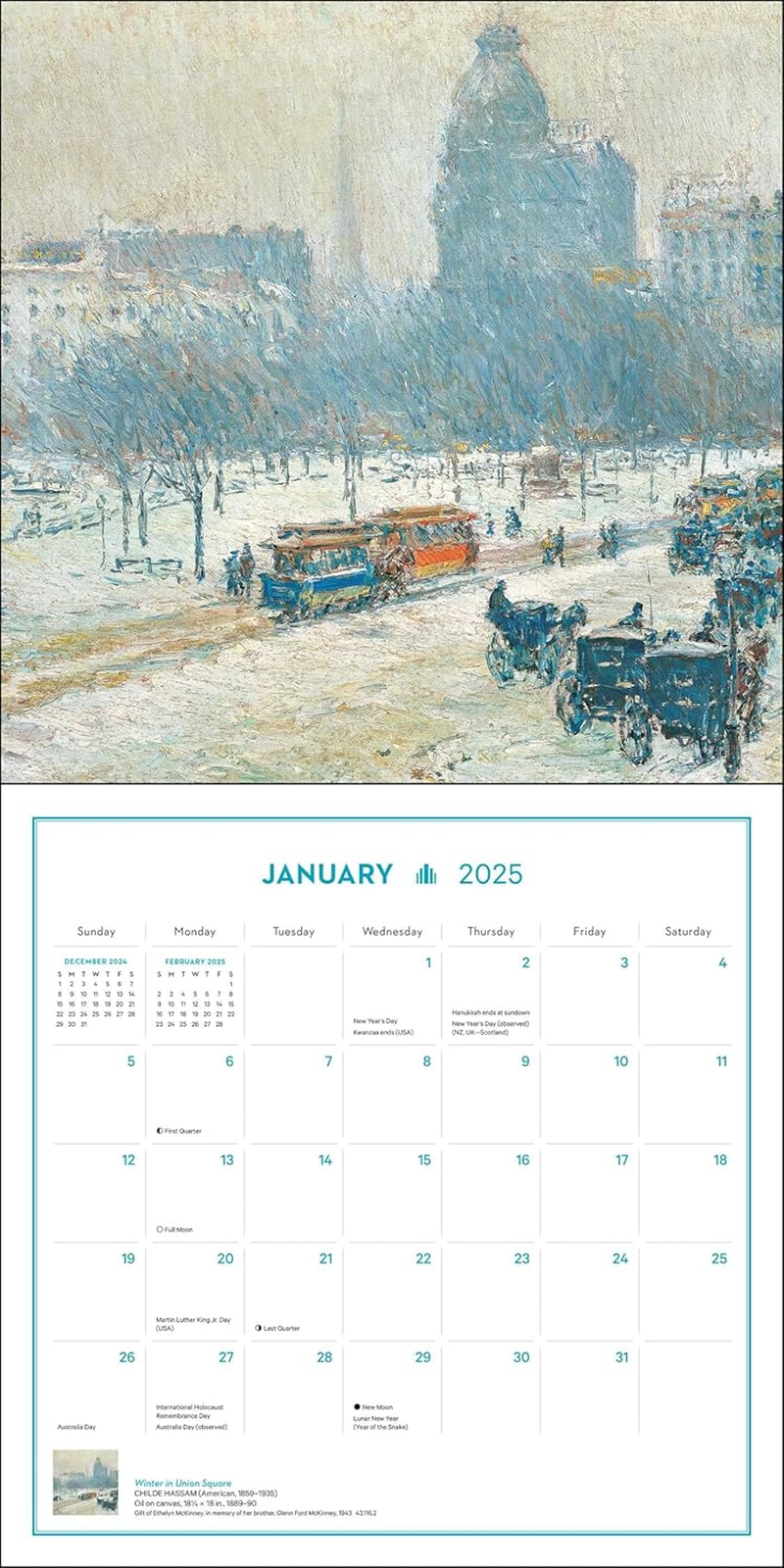 New York in Art 2025 Wall Calendar image number 4