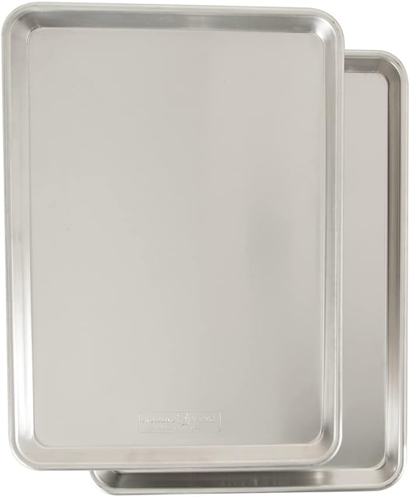 Nordic Ware Natural Aluminum Commercial Baker'S Half Sheet (2 Pack), Silver image number 4