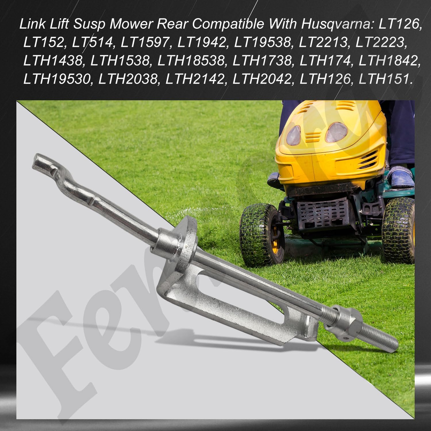 Fennoral 589464807 Link Lift Susp Mower Rear ASM 10.278 Compatible with Husqvarna Craftsman A-Riens Poulan AYP Deck Lift Link P/N 195181, 21546344 image number 3
