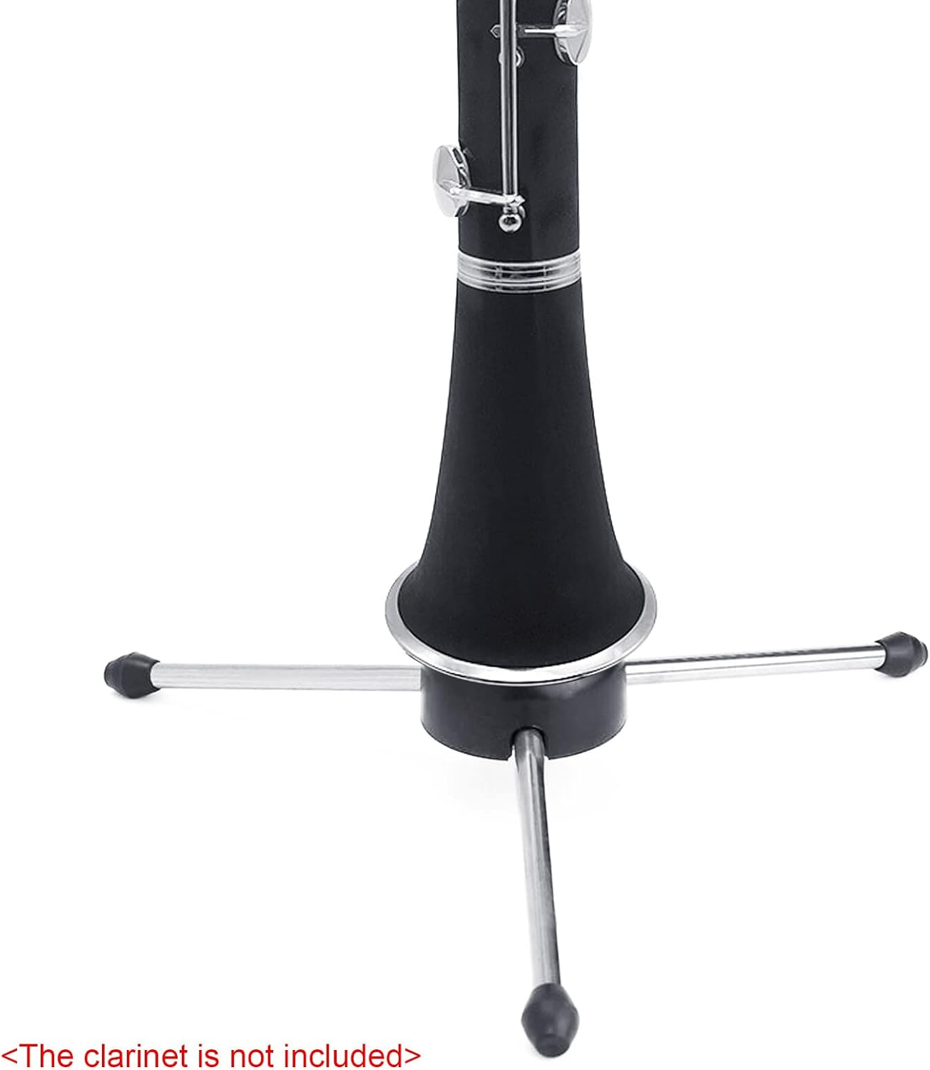 Xinyee Tripod Holder Stand Portable Foldable for Oboe Flute Clarinet Sax Wind Instrument