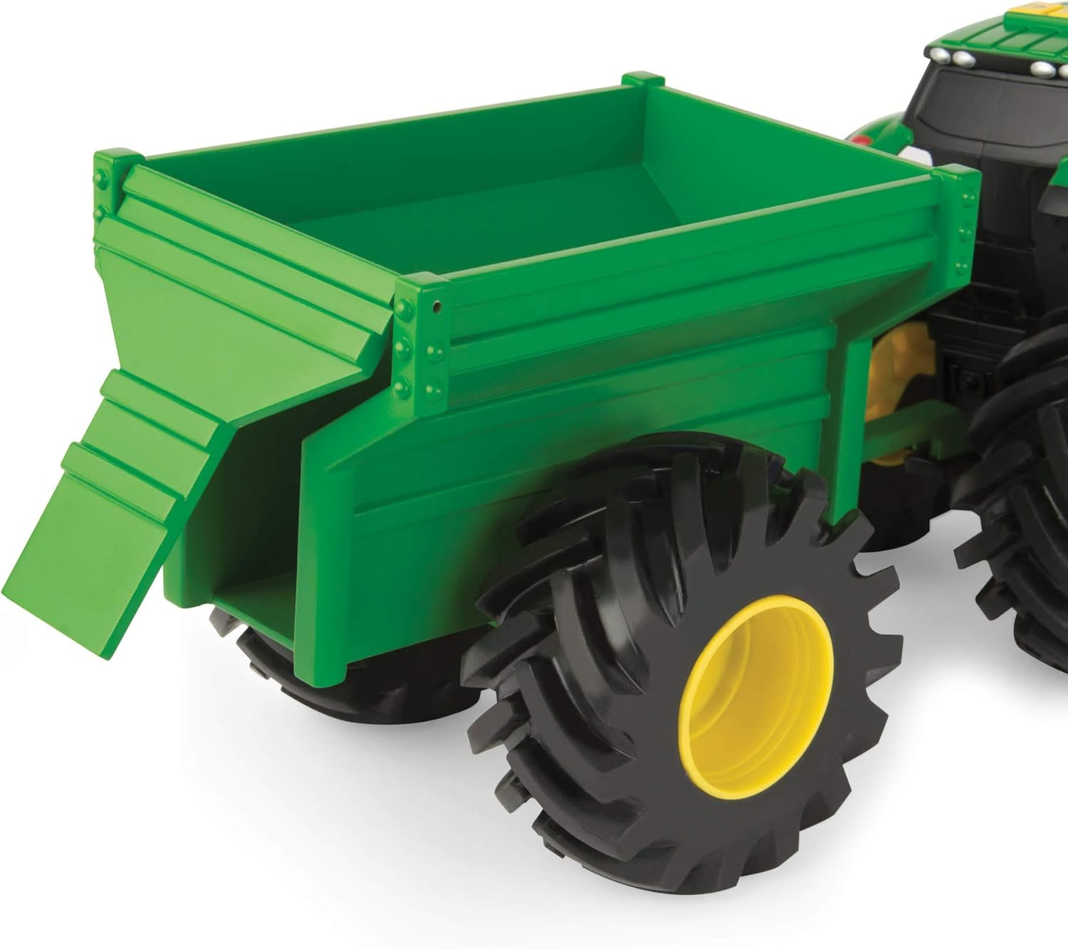 John Deere Monster Treads Tractor with Wagon & Lights and Sounds, Green (46260)