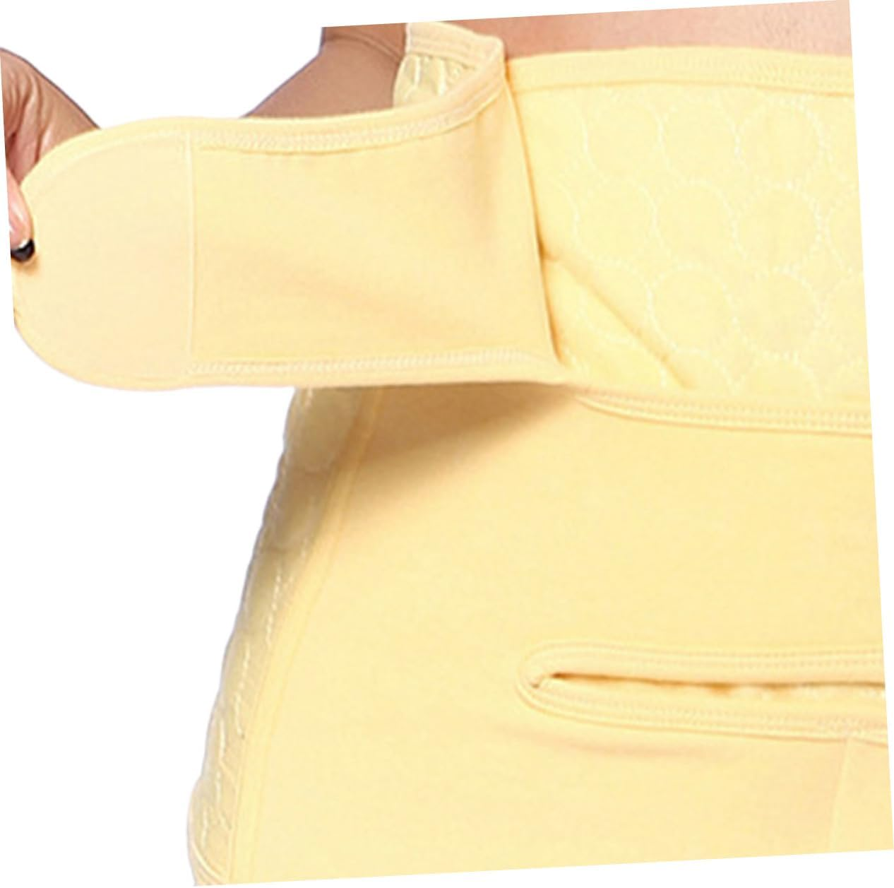 Corset Cotton Belly Wrap Band Maternity Recovery Belt Postpartum Waist Support for Women after Cesarean Yellow image number 4