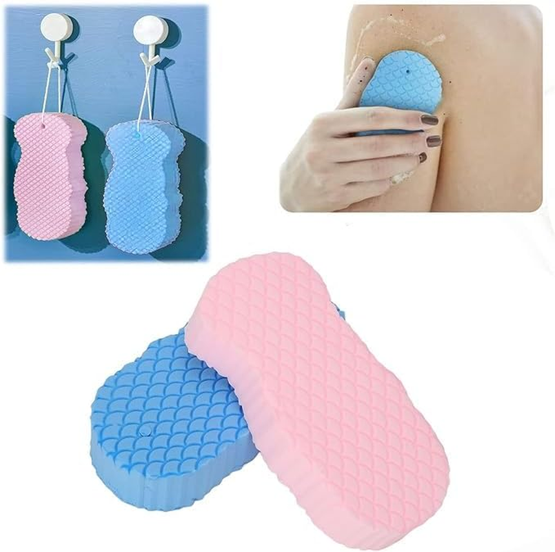 Yessmi 3D Soft Exfoliating Bath Sponge, 2Pcs Ultra Soft Bath Body Shower Sponge, Polyvinyl Alcohol, Exfoliating, Color B - Color B image number 6