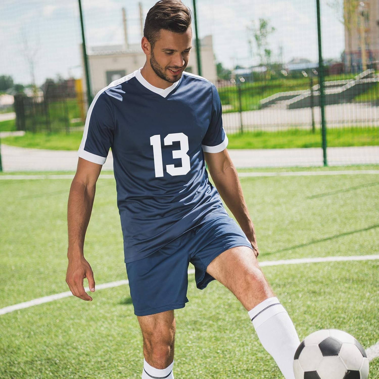 OSYLICT 22PCS Iron on Numbers T Shirt Heat Transfer 0 to 9 Jersey Numbers,8 Inch Tear-Proof Washable Number for Team Uniform Sports