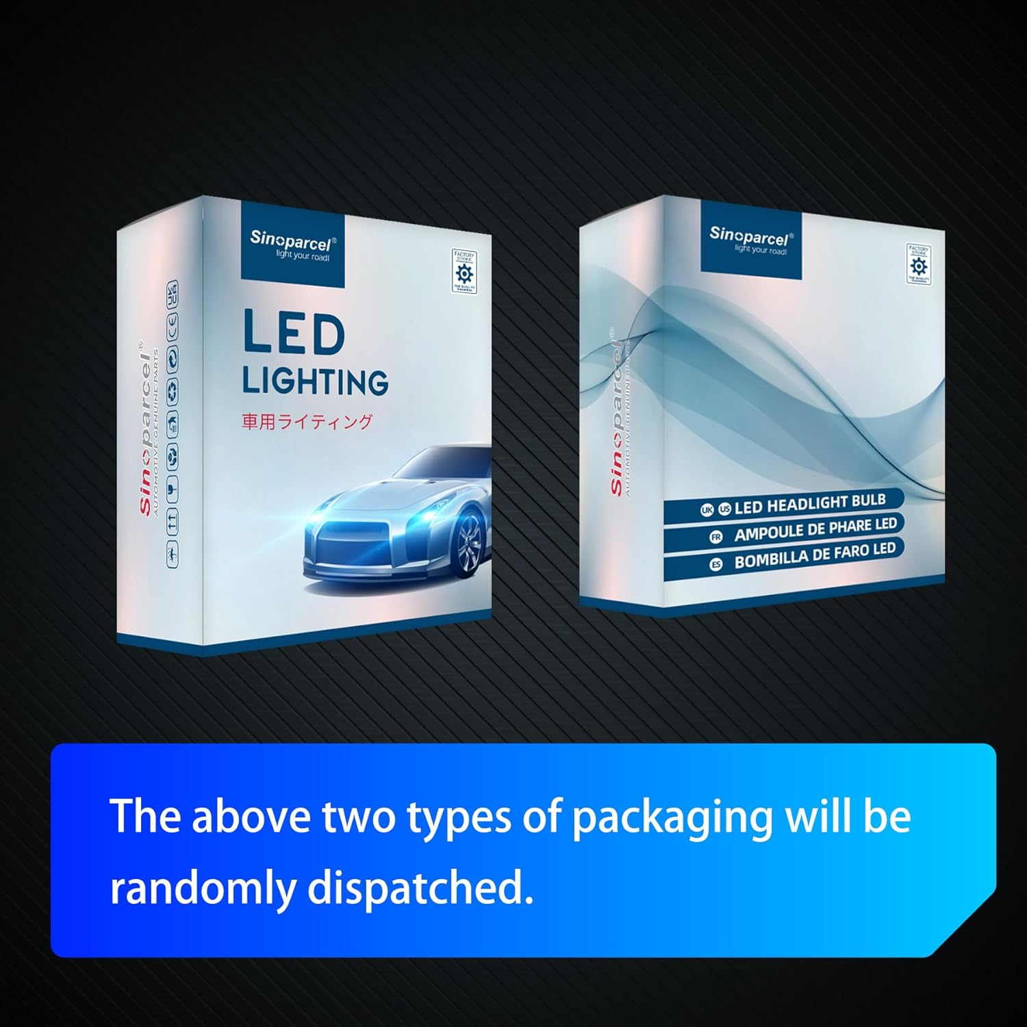 Sinoparcel Upgraded H7 LED Headlight Bulbs, 400% More Brightness, All-In One with Turbo Fans, Just Plug and Play NO Adapter Required,Pack of 2 image number 1