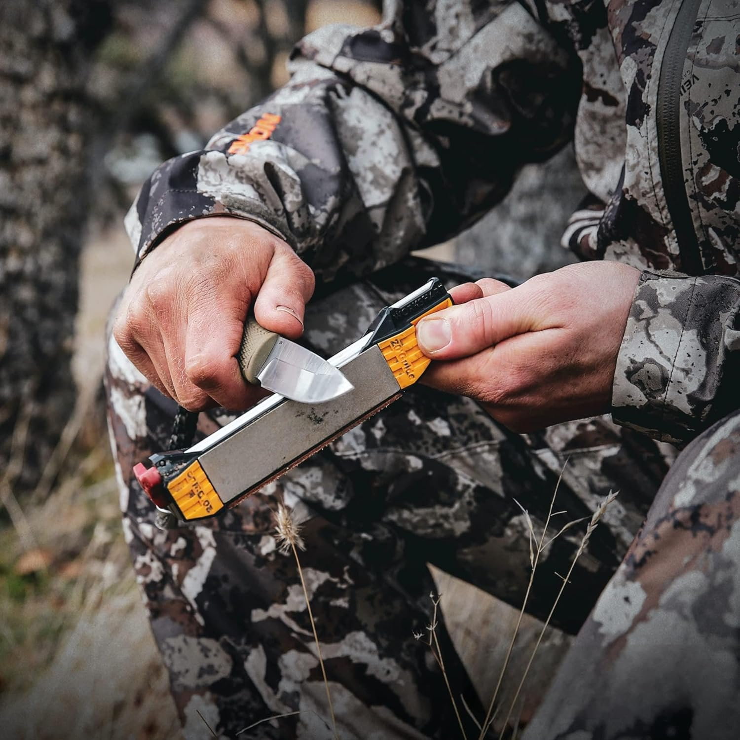 Guided Field Sharpener, Compact Travel Hunting Knife Sharpener Tool 1Pack image number 1