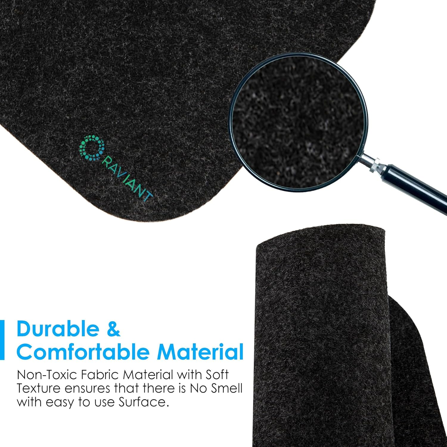 [100% Australian Owned] Raviant Mouse Pad (Pack of 2)- Gaming Mouse Pad, Mouse Mat with Non-Slip Mechanism, Office Supplies, Computer Desk Mat with 9 X 7.9Inch image number 3