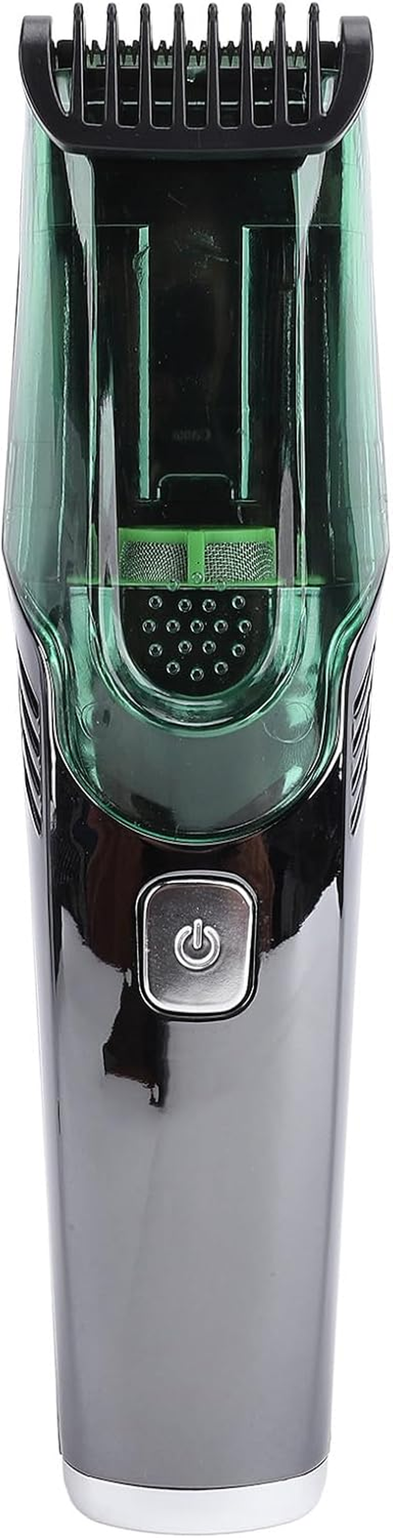 Cordless Vacuum Clipper, Silent Strong Power LED Display, 1400 Mah Hair Trimmer for Men, with Integrated Vacuum, Ideal for Moustache