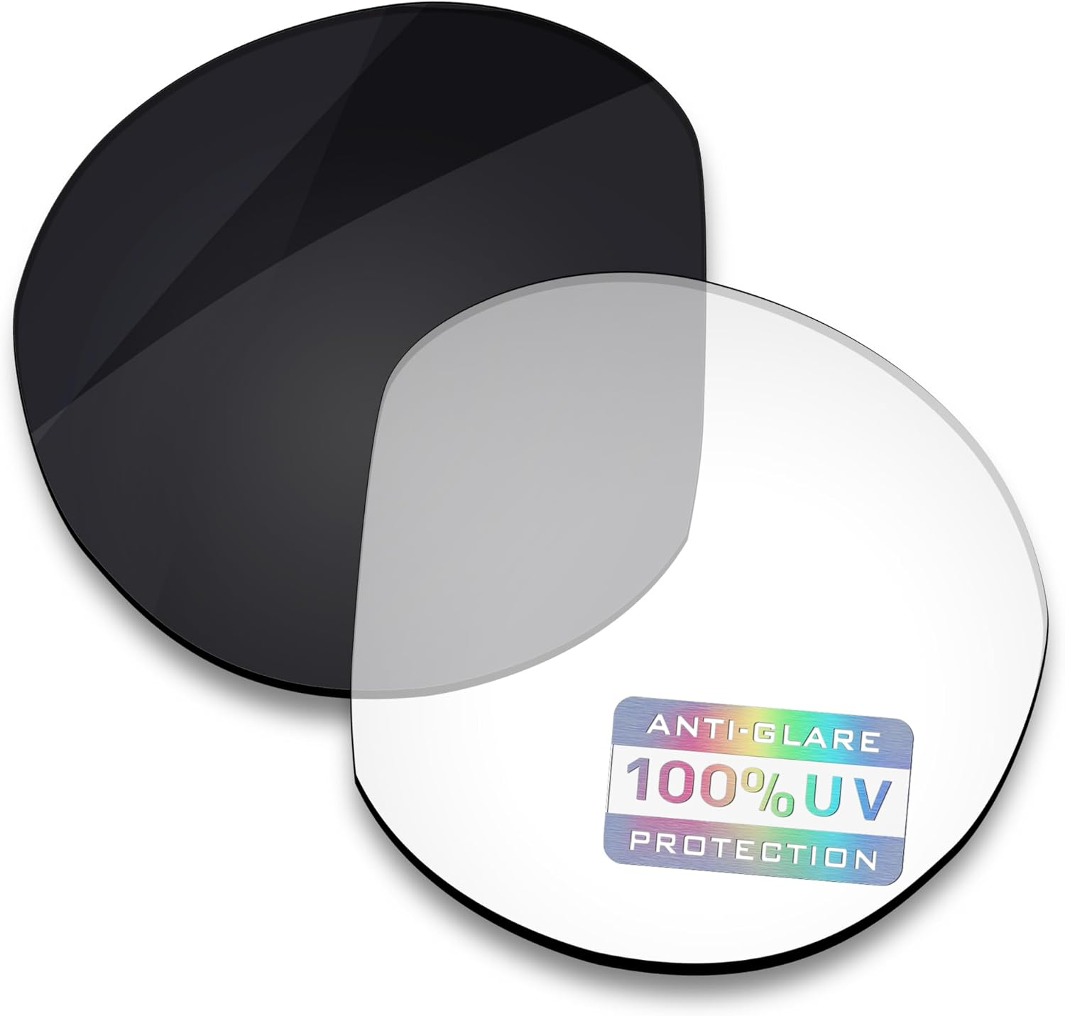 Bowyer Replacement Lenses for Oakley Meta HSTN OW8002 51Mm AI Smart Glasses, Transition, anti Blue Light Lens