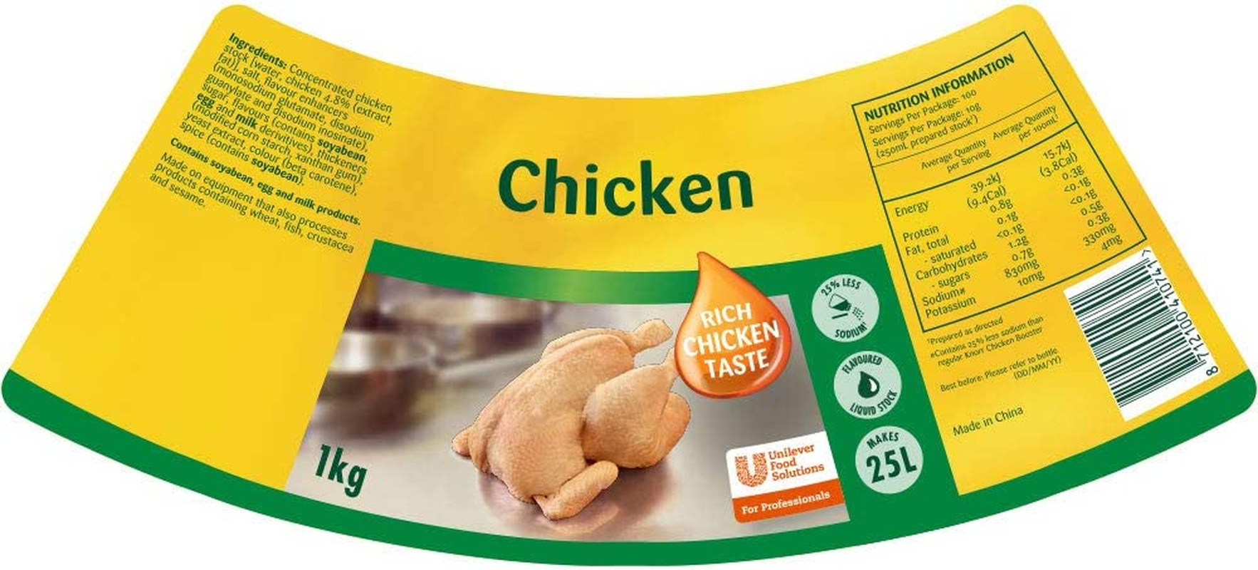 Knorr Stock Concentrated Liquid Chicken, 1 Kg image number 6