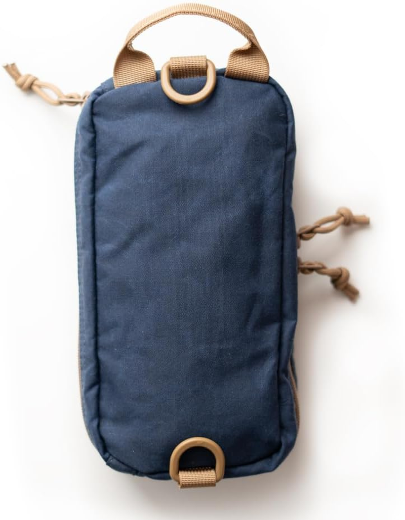 LOCHBY Venture Pouch | Multipurpose Tactical Mini Tool Bag | Durable Water Resistant Waxed Canvas | Dual-Sided Zipper Pouch | for Motorcycle, Bike, EDC, Pen, Pencil, Art, Tech & Travel image number 1