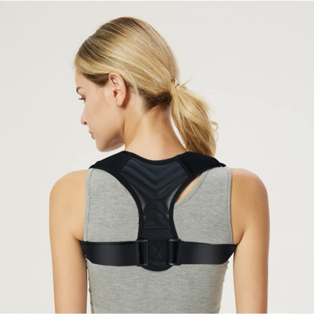 Posture Corrector-Back Brace for Men and Women | Fully Adjustable Straightener for Mid,Upper Spine Support- Neck,Shoulder,Clavicle and Back Pain Relief | Comfortable & Breathable Straps,Invisible (XS) image number 4