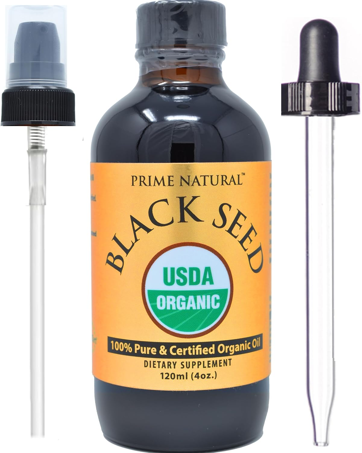 Organic Black Seed Oil - 4Oz USDA Certified - Cold Pressed, Virgin, Unrefined, Vegan, Non-Gmo, No Preservatives - Pure Nigella Sativa - Omega 3 6 9, Antioxidant for Immune Boost, Joints, Skin & Hair image number 5