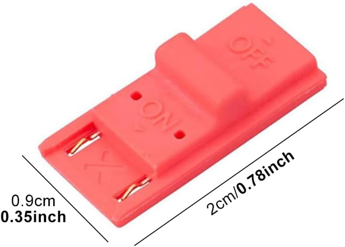 RCM Jig, RCM Clip Short Connector for N-Switch Joy-Con Rcm-Tool for NS Recovery Mode, Mode Clip SX OS Tools for Switch (Color:Red) image number 3