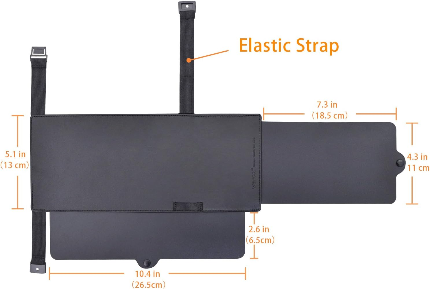 Car Window Sunshade WANPOOL Car Visor Anti-Glare Sunshade Extender for Front Seat Driver or Passenger (Black) image number 5