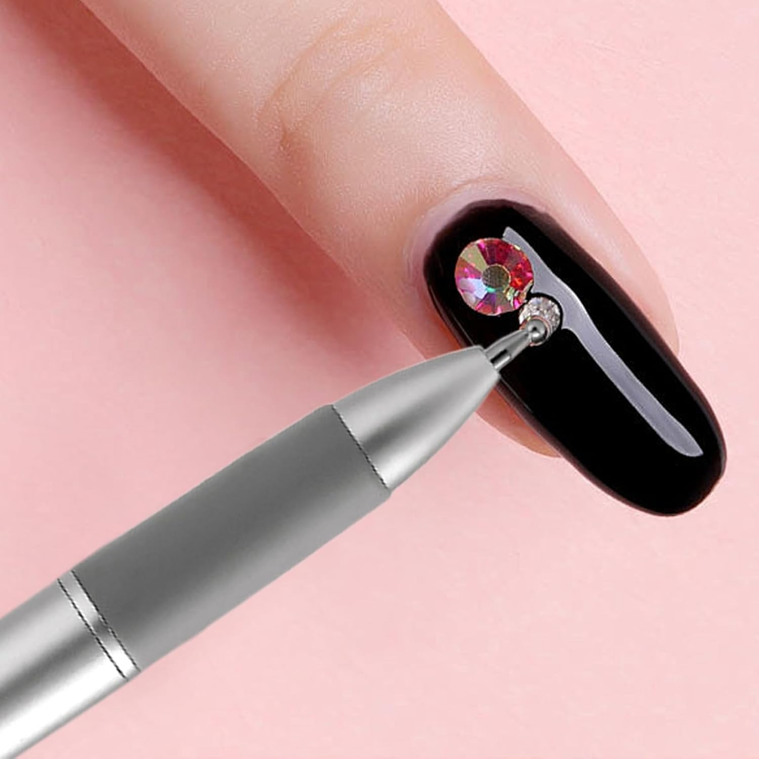 Nail Tip Dot Tool - Retractable Fingernail Paint Dotting Pen for Women,Compact Nail Dot Paint Aid for School Traveling Business Trip Home image number 4