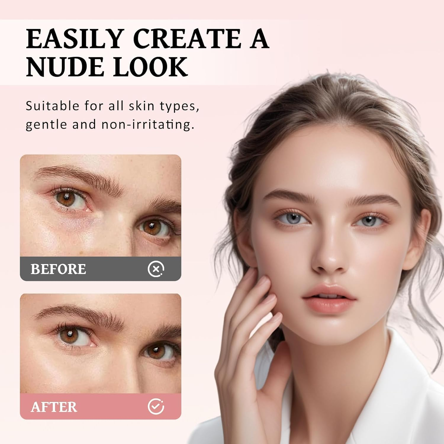 Luminance under Eye Brightener & Concealer - Illuminating Primer for Dark Circles, Tired Skin Corrector - Light to Medium Skin Tone, Natural Coverage, Brightening Makeup Base (2Pcs) - 2Pcs image number 5