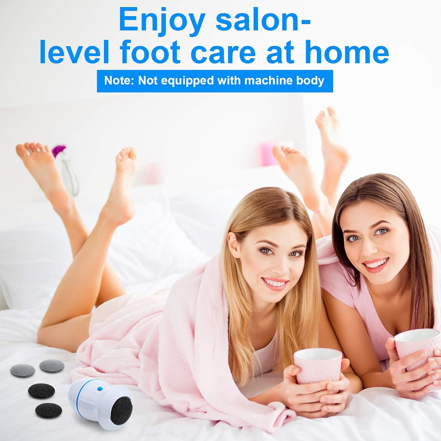 (Black, Gray) - 20 Pieces Regular Coarse Replacement for Portable Electric Foot Grinder Foot File Callus Remover Electric Callus Remover Hard Skin Eliminator Grind Head for Cracked Heels Dead Skin