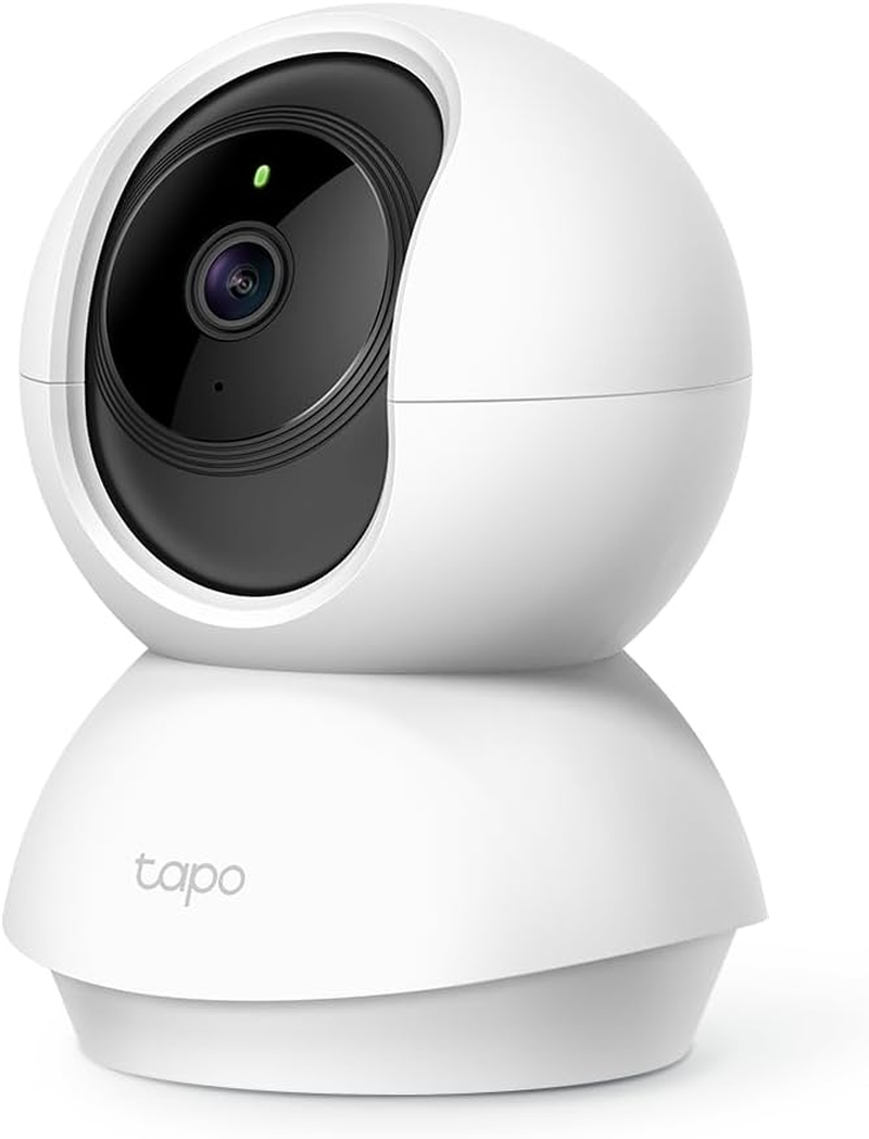 Tapo Tp-Link Pan/Tilt Home Security Wi-Fi Camera - 1080P, 360&deg;, Night Vision, Alarm, 2-Way Audio, 24/7 Live View, Voice Control, Tapo APP, Alexa, Google Assistant, No Hub Required (Tapo TC70) image number 1