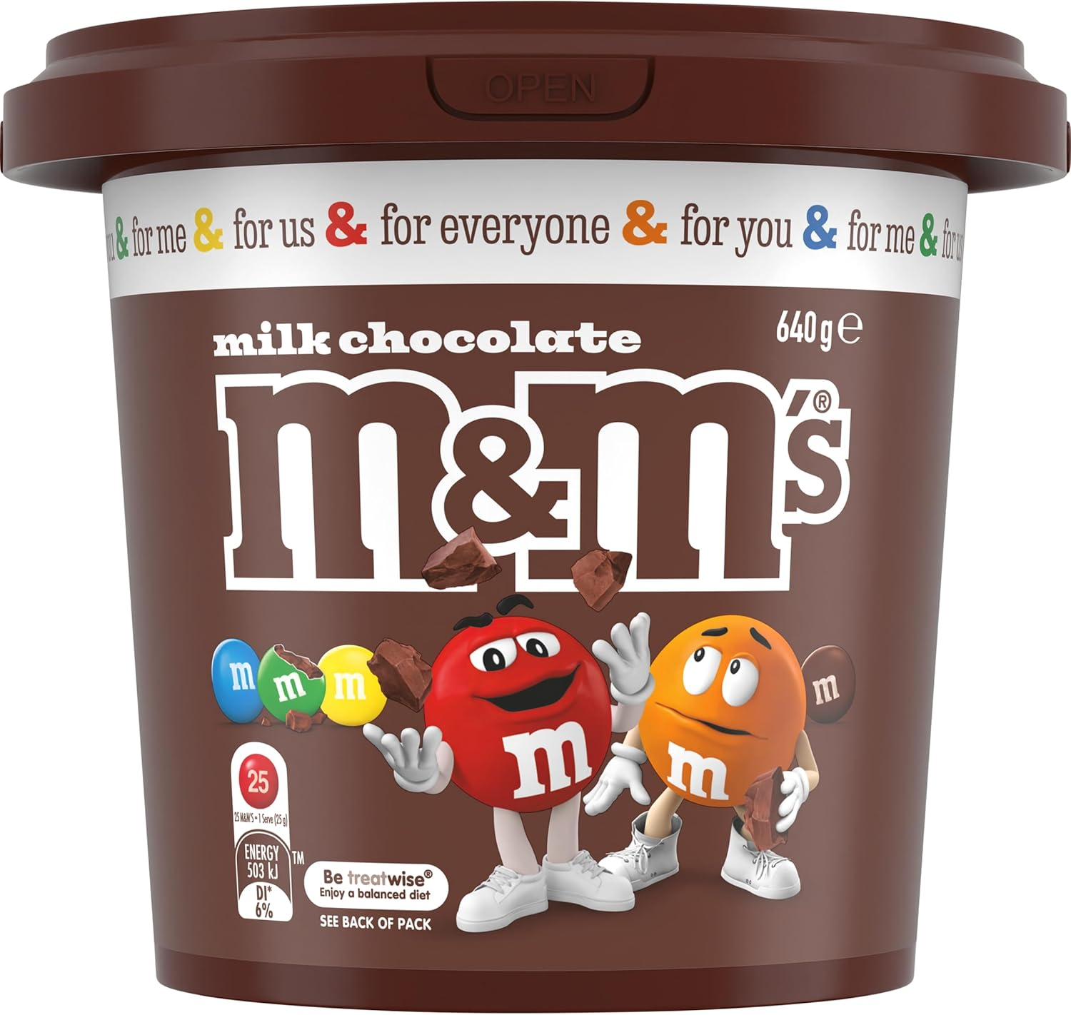 M&M'S Milk Chocolate Bucket Bundle image number 2