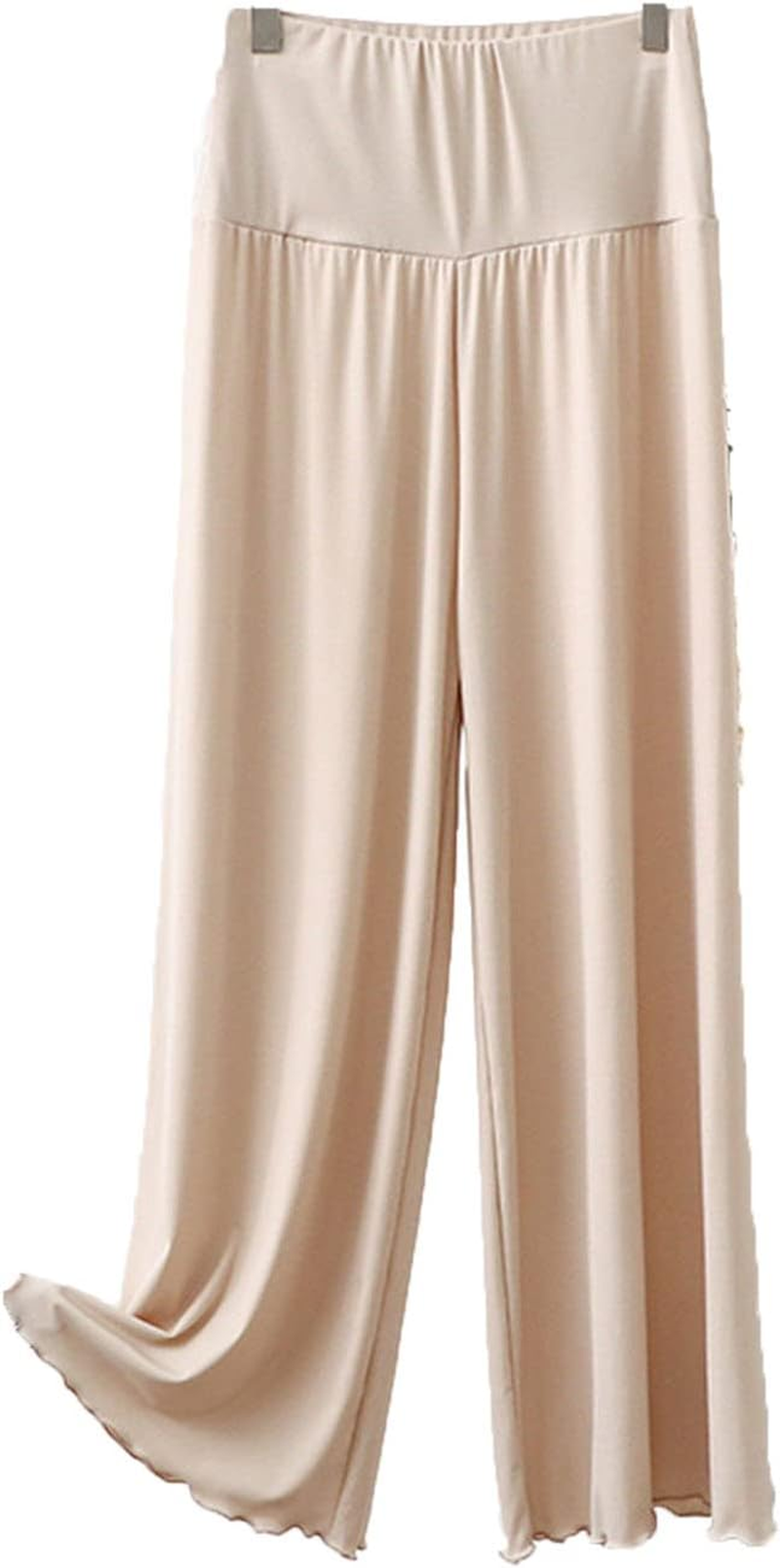 DGHM-JLMY Women'S Loose Maternity Wide Leg Pants Casual Cozy Yoga Sweatpants Comfy High Waisted Sports Lounge Pants