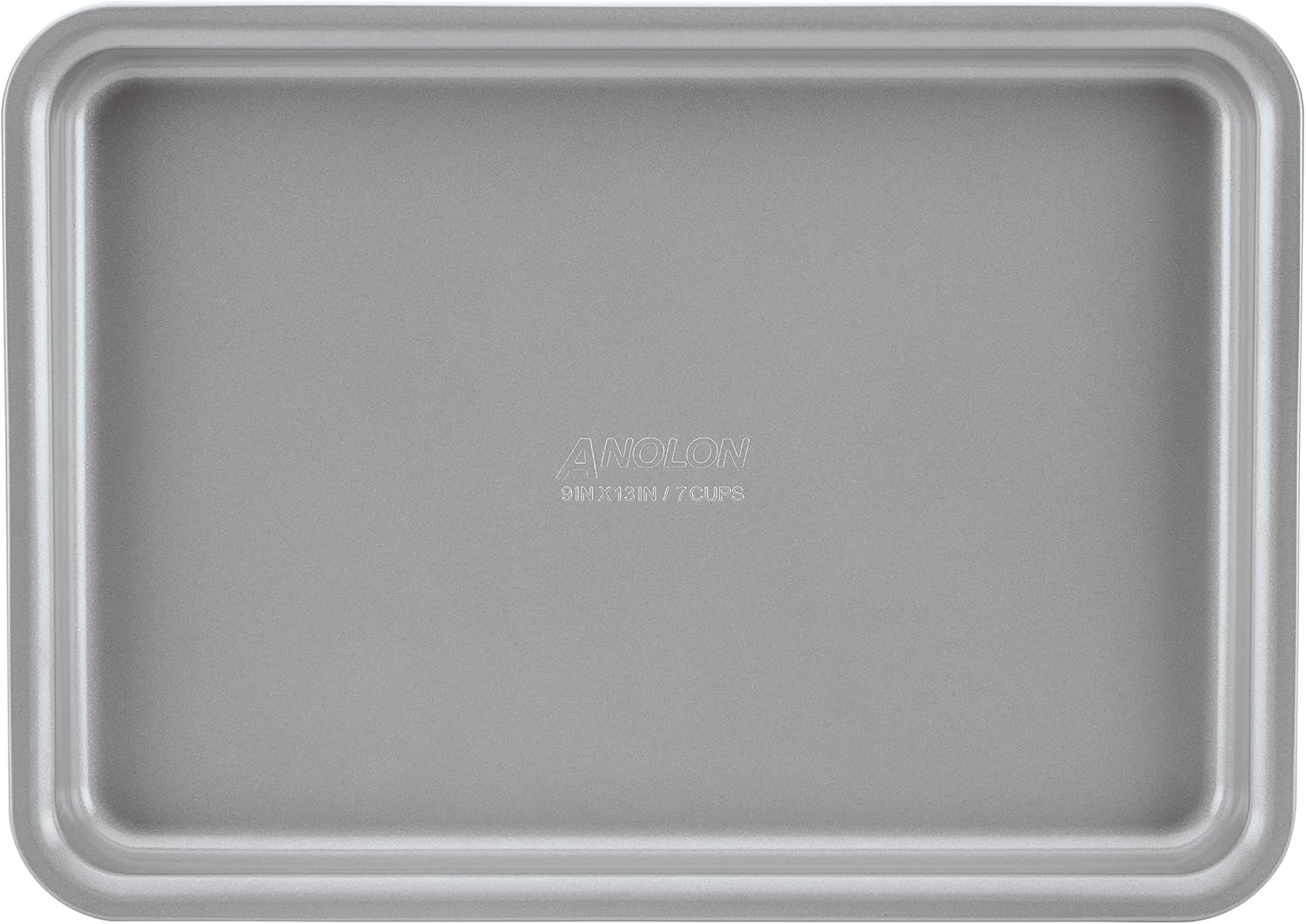 Anolon 46863 Gourmet Nonstick Bakeware Set with Nonstick Cookie Sheets/Baking Sheets - 3 Piece, Graphite Gray