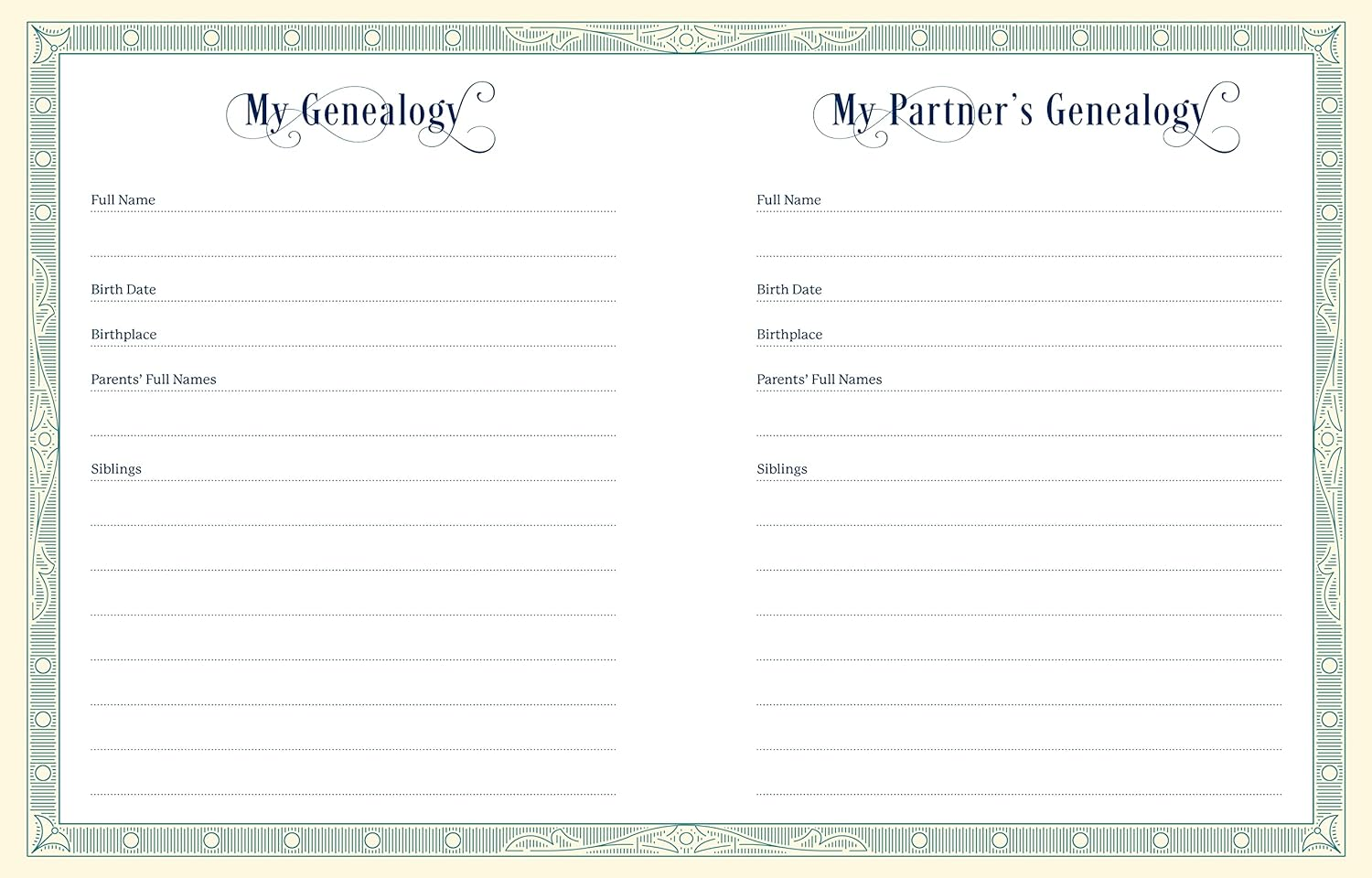 Our Family Tree: a Generational History