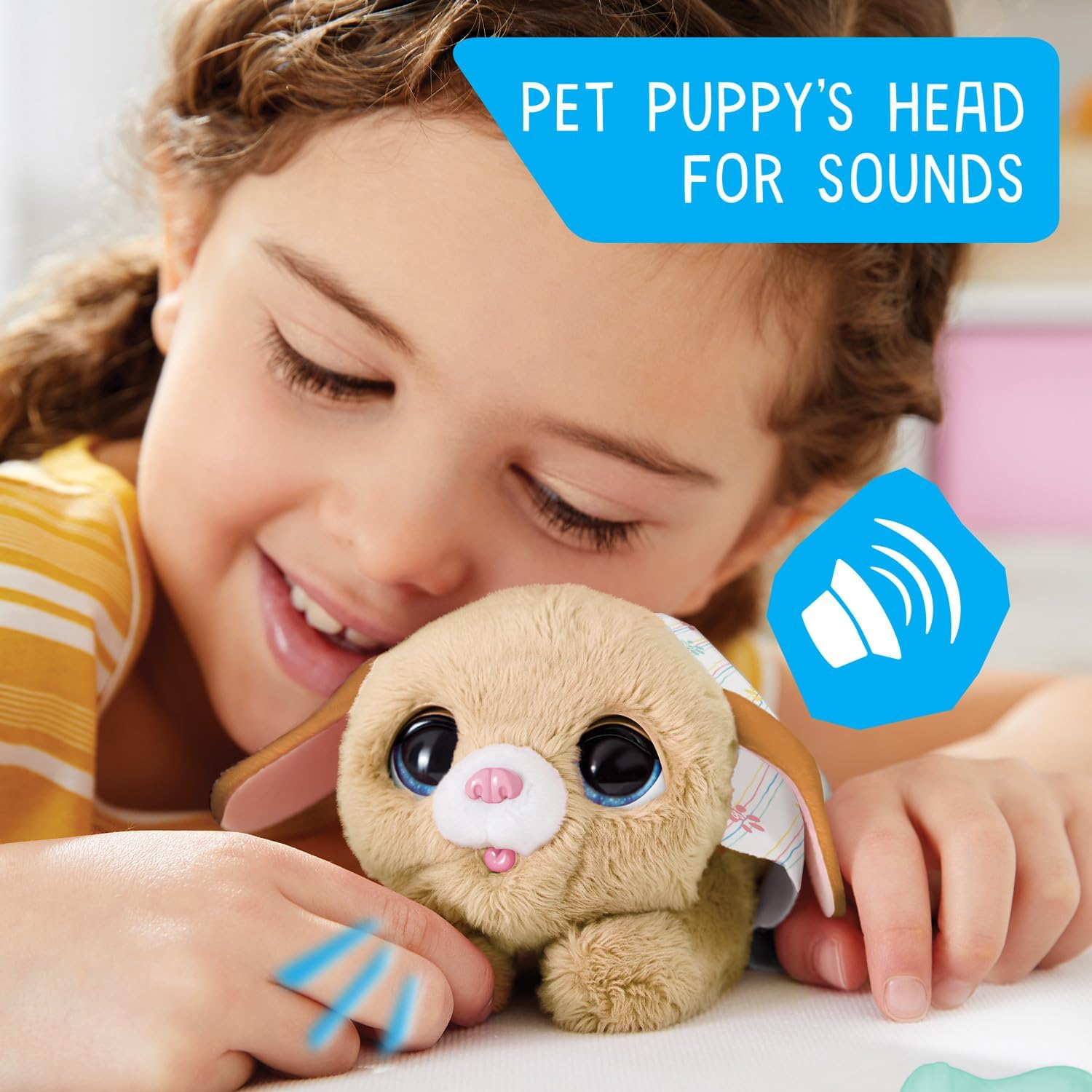 Furreal Newborns Puppy 15 Cm Interactive Pet, Small Plush Puppy with Sounds and Motion, Kids 4 and up by Just Play image number 3