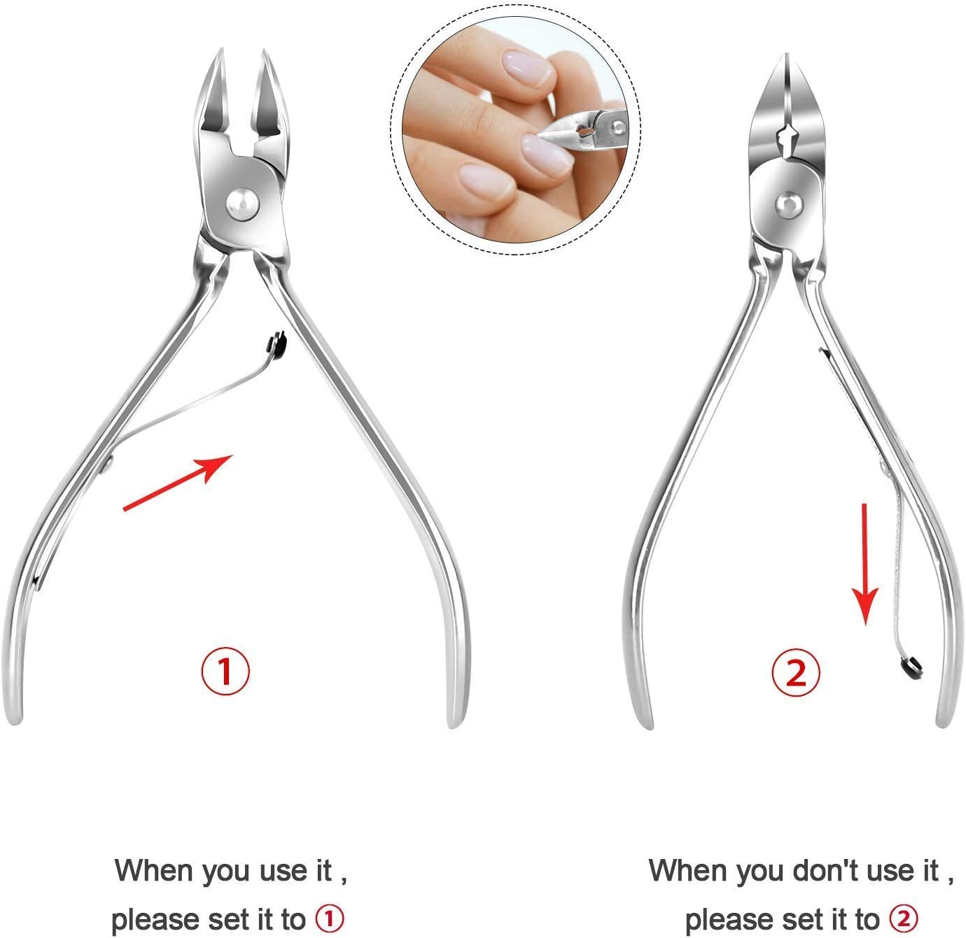 Sieeck Manicure Set,Pedicure Kit Nail Kit-19 in 1,Stainless Steel Manicure Kit,Professional Grooming Kits with Luxurious PU Leather Case for Women Men Friends Parents image number 1