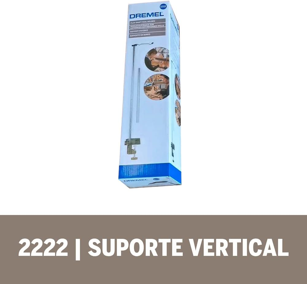 Dremel 2222 Flex Shaft Tool Holder, Flexible Shaft Tool Stand with 300-1070 Mm Adjustable Height for Holding Flexible Shaft image number 2