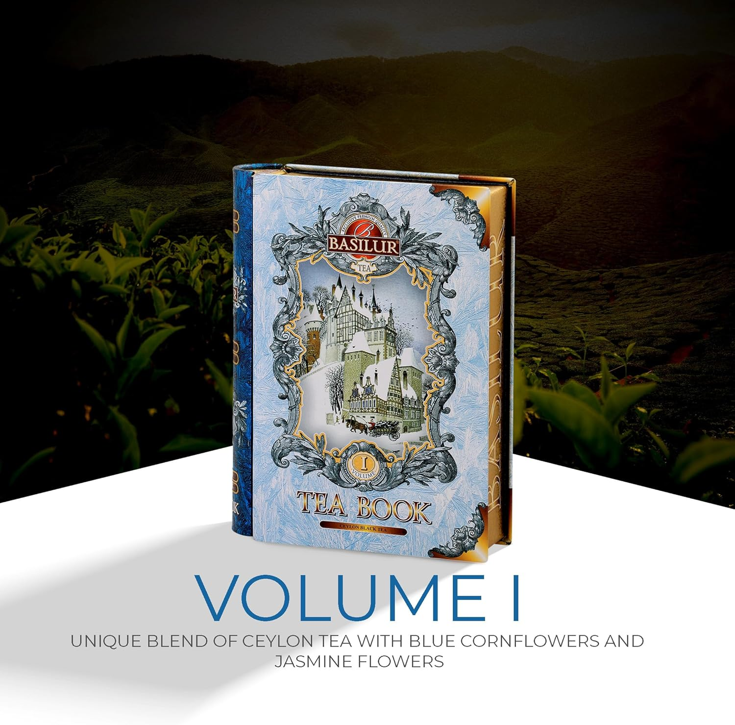 Basilur Tea Book I - Black Tea with Blue Cornflower, Malva, & Jasmine Flowers - 100G Loose Leaf | Premium Ceylon Blend image number 4