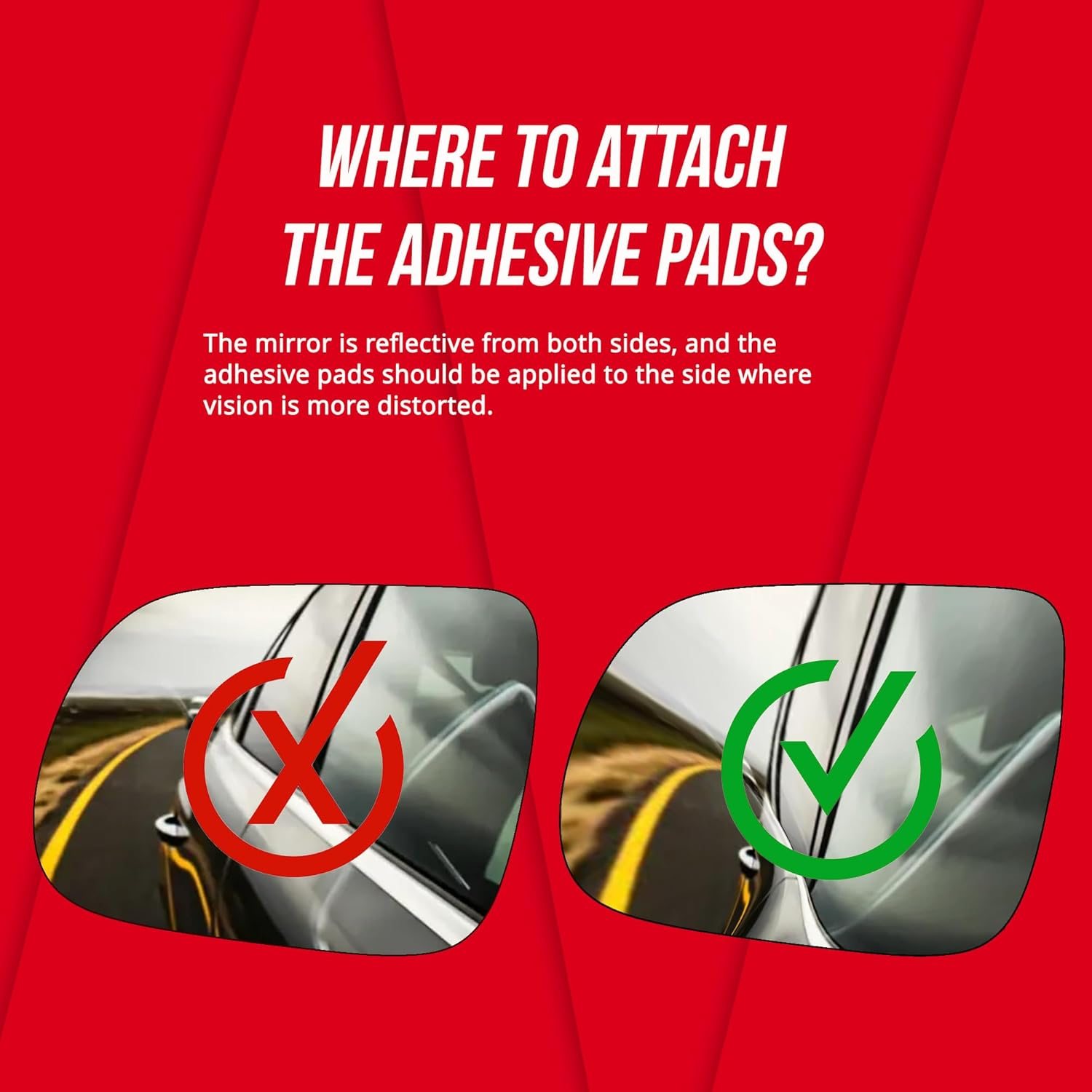 Less4Spares Wing Mirror Glass Left Compatible with BMW Z3 Roadster (Convertible) 1995-2003 STICK-ON Passenger near Side with Blind Spot, Automotive Replacement Parts image number 1