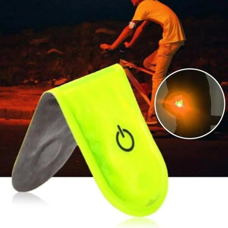 Yuanholumid Night Running Reflector Light,Led Safety Magnetic Clip Light,Outdoor Clip Running Lights,For Night Walking,Cycling,Camping,Hiking,Running,Jogging Safety Accessories image number 5