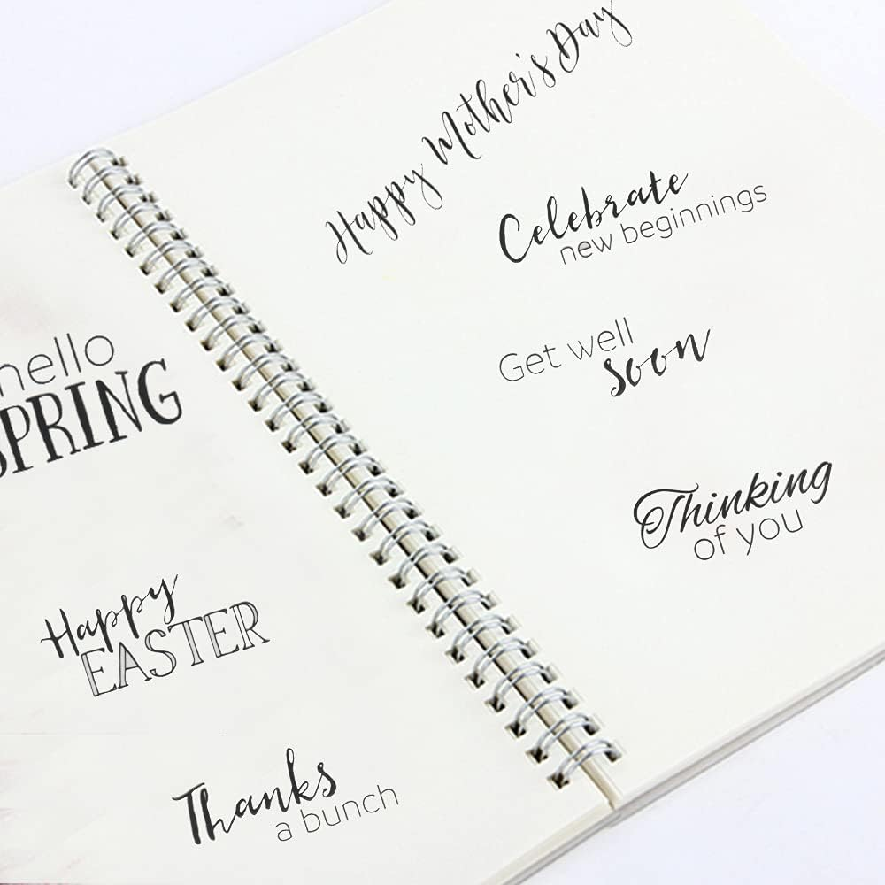 Blessing Greeting Words Stamps Mother'S Day Easter Clear Stamps for Card Making Decoration DIY Scrapbooking, Spring Words Easter Thanks Silicone Transparent Seal Stamp for Embossing Album Decor Craft