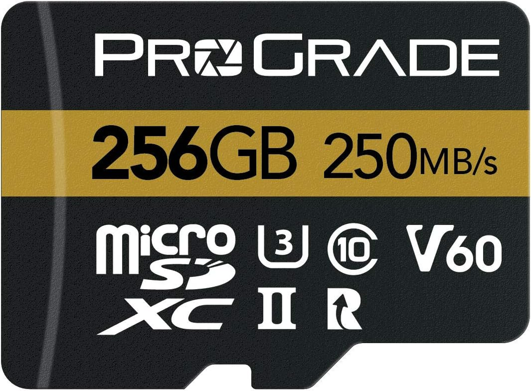 Microsd Card V60 (128GB) - Tested like a Full-Size SD Card for Use in Dslrs, Mirrorless and Aerial or Action Cameras | up to 250Mb/Read Speed and 130Mb/S Write Speed by Prograde Digital image number 5