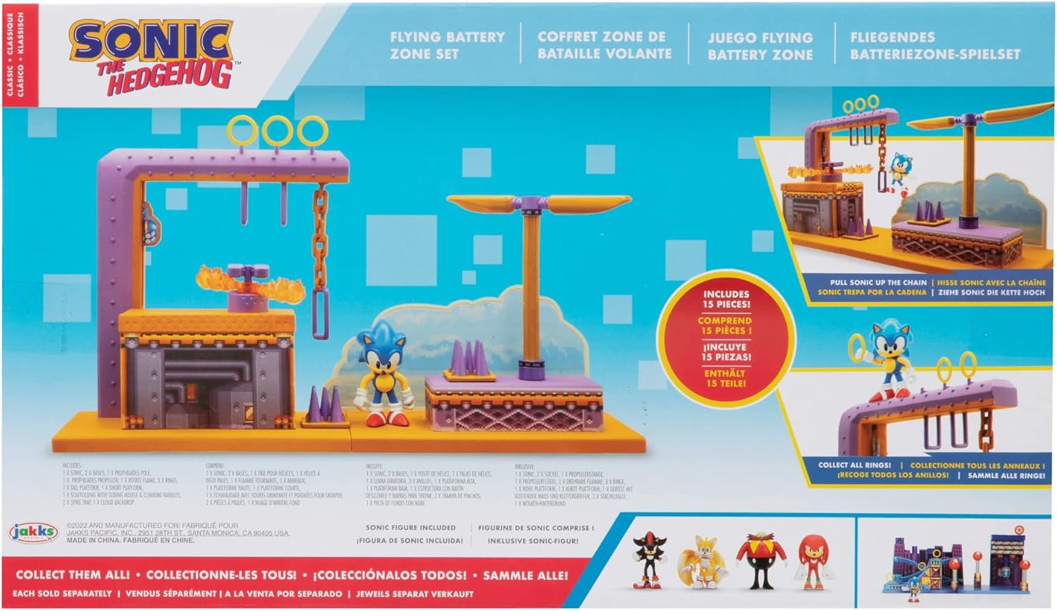 Sonic - 2.5" Flying Battery Zone Playset image number 6