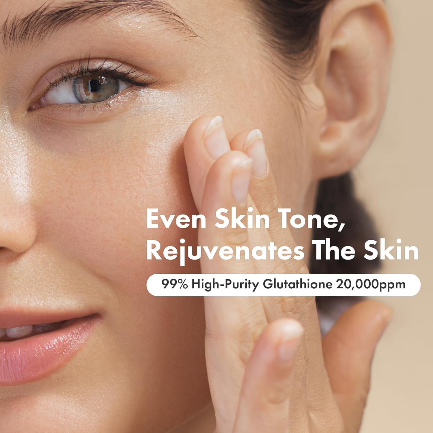 TOSOWOONG Glutathione Serum with 20,000Ppm Glutathione, Niacinamide and Hyaluronic Acid, Dark Spot, Improve Skin Elasticity, Revitalize Complexion, Korean Skincare, 30Ml, 1.01 Fl. Oz. image number 6