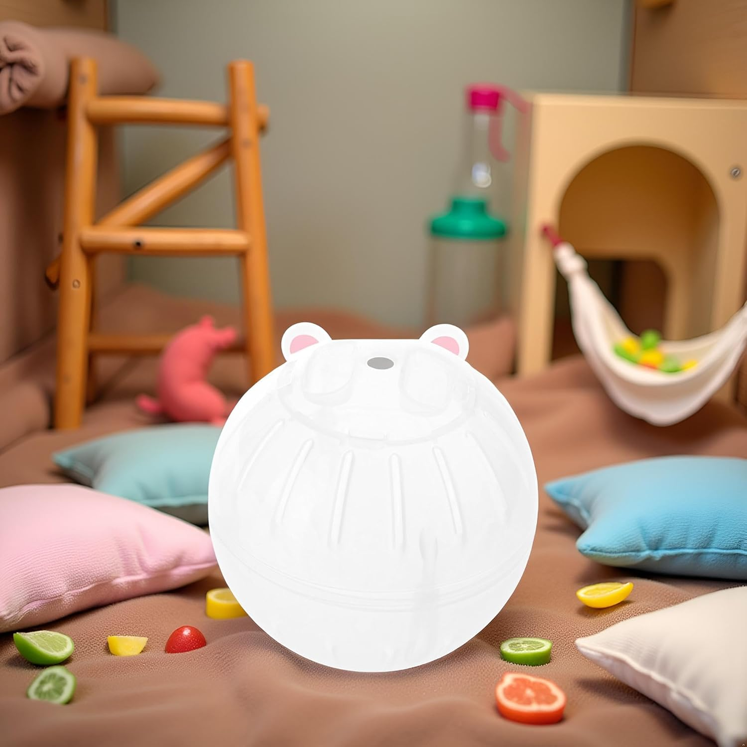 Silent Exercise Ball Toys Plastic Spinner Hamster Running for Sugar Gliders Small Mice Gerbils Hamster Exercise Ball, Small Animal Exercise Wheels (10Cm) image number 2