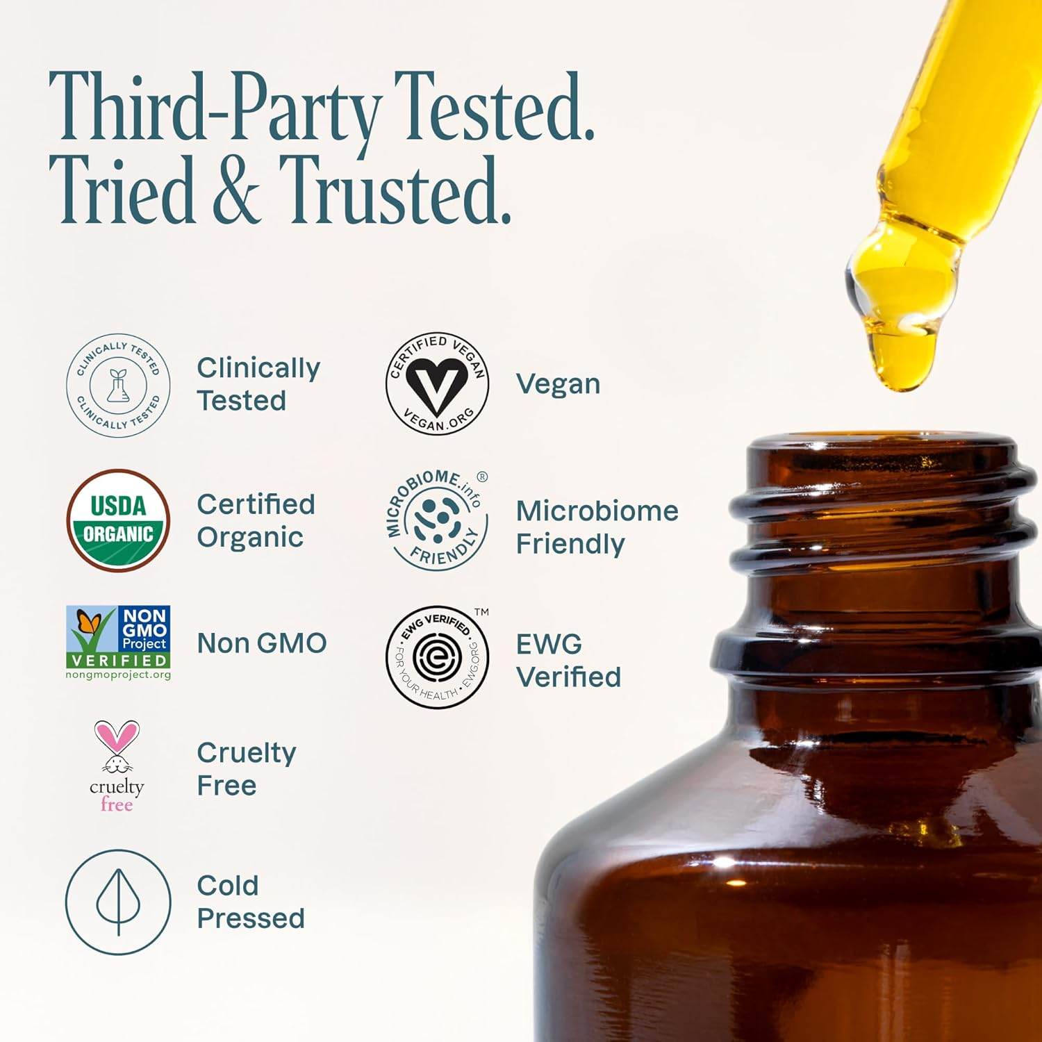 USDA Organic Jojoba Oil, 100% Pure (4Oz Large) | Natural Cold Pressed Unrefined Hexane Free Oil for Hair & Face | Carrier Oil - Certified Organic | Cliganic 90 Days Warranty image number 3