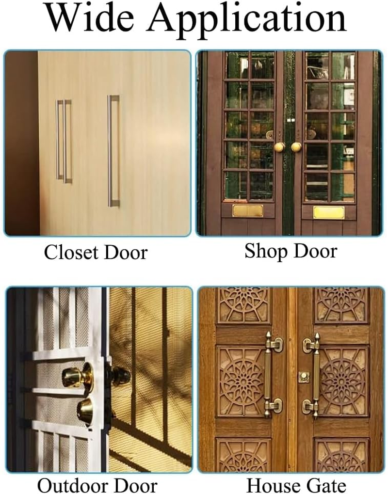 Tophomer 2Pcs Door Knob Spindle, 100Mm Long Iron Square Spindle Bar Replacement, 8Mm Diameter image number 4