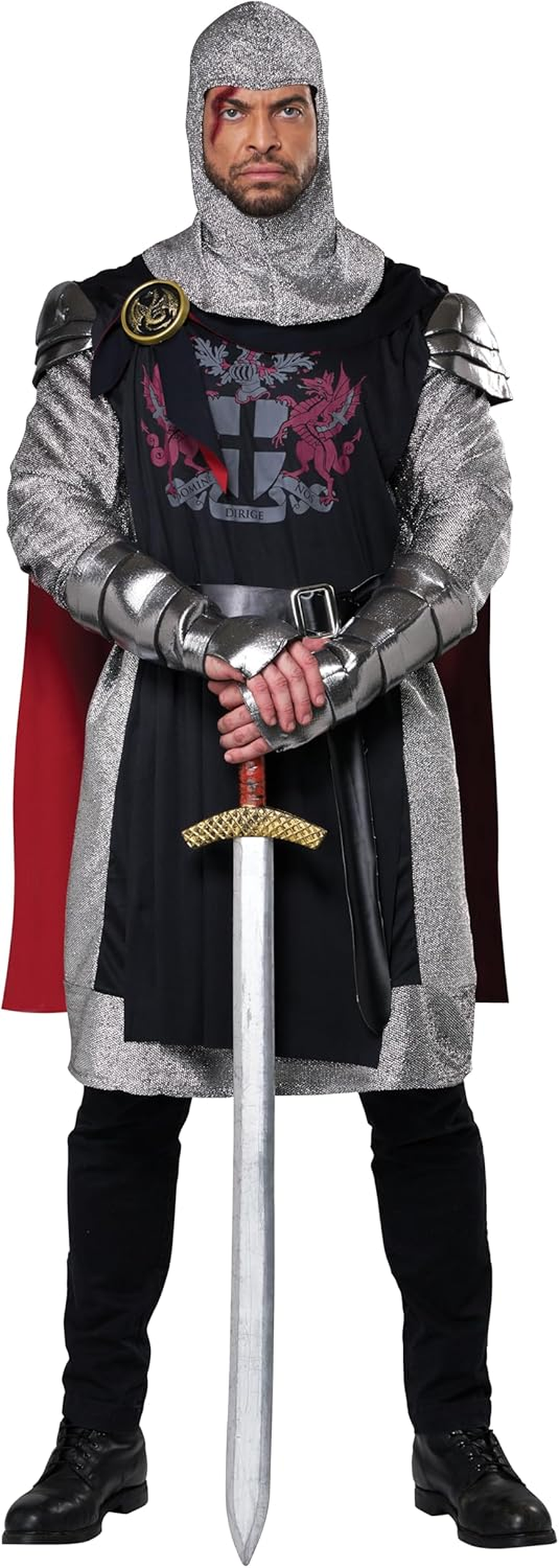 California Men'S Medieval Knight Game of Thrones Adult Costume image number 3