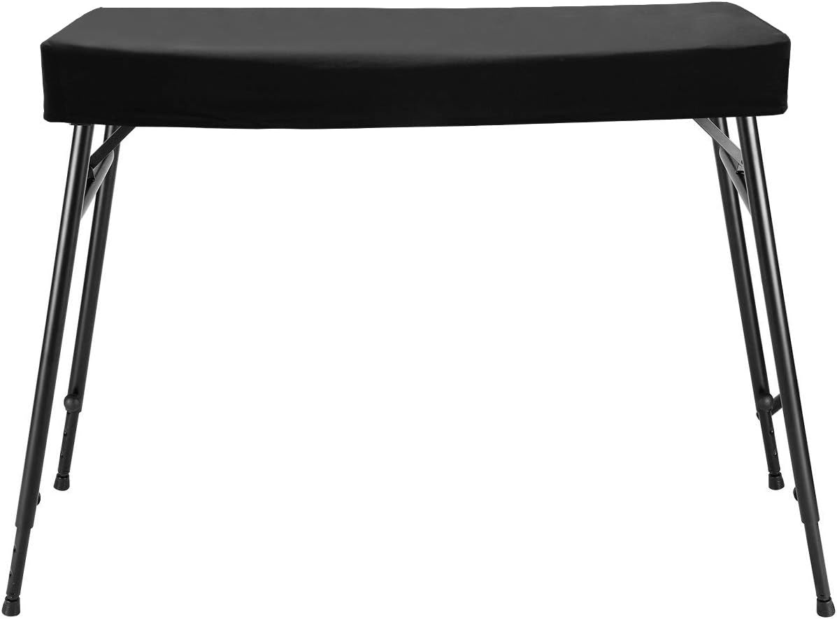 Piano Keyboard Dust Cover for 61/76/88 Keys- Electric/Digital Piano Stretchable Protective Keyboard Cover, Elastic Cord Locking Clasp, Machine Washable (61-76 Keys) image number 6