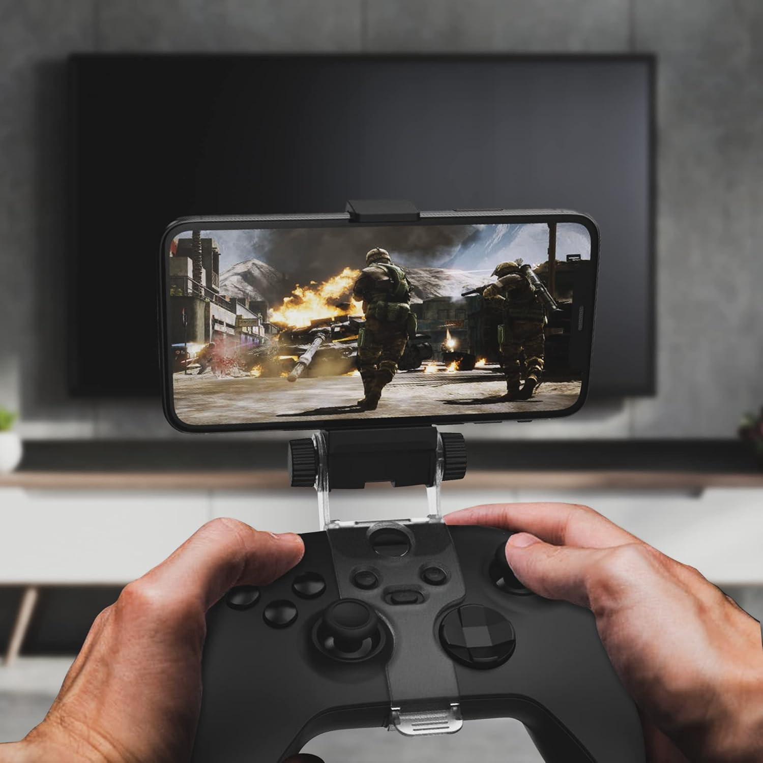 DR1TECH Gamegripx+ Controller Handyhalterung F&uuml;r XBOX One X/S, Series X/S Kompatibel Mit Iphone/Android Smartphones - Telefonhalterung F&uuml;r Joystick [Controller NICHT Enthalten image number 3
