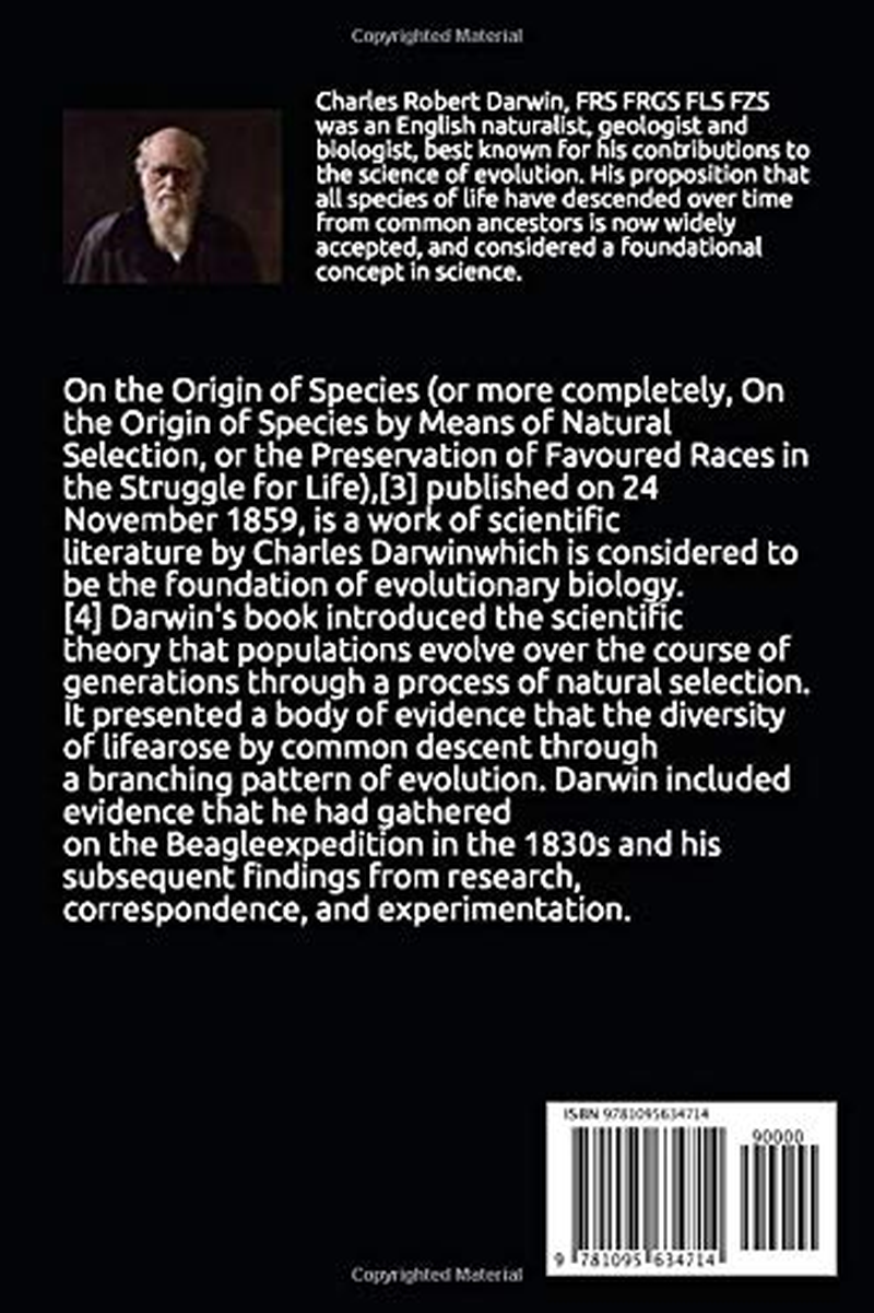 On the Origin of Species, 6Th Edition: Annotated