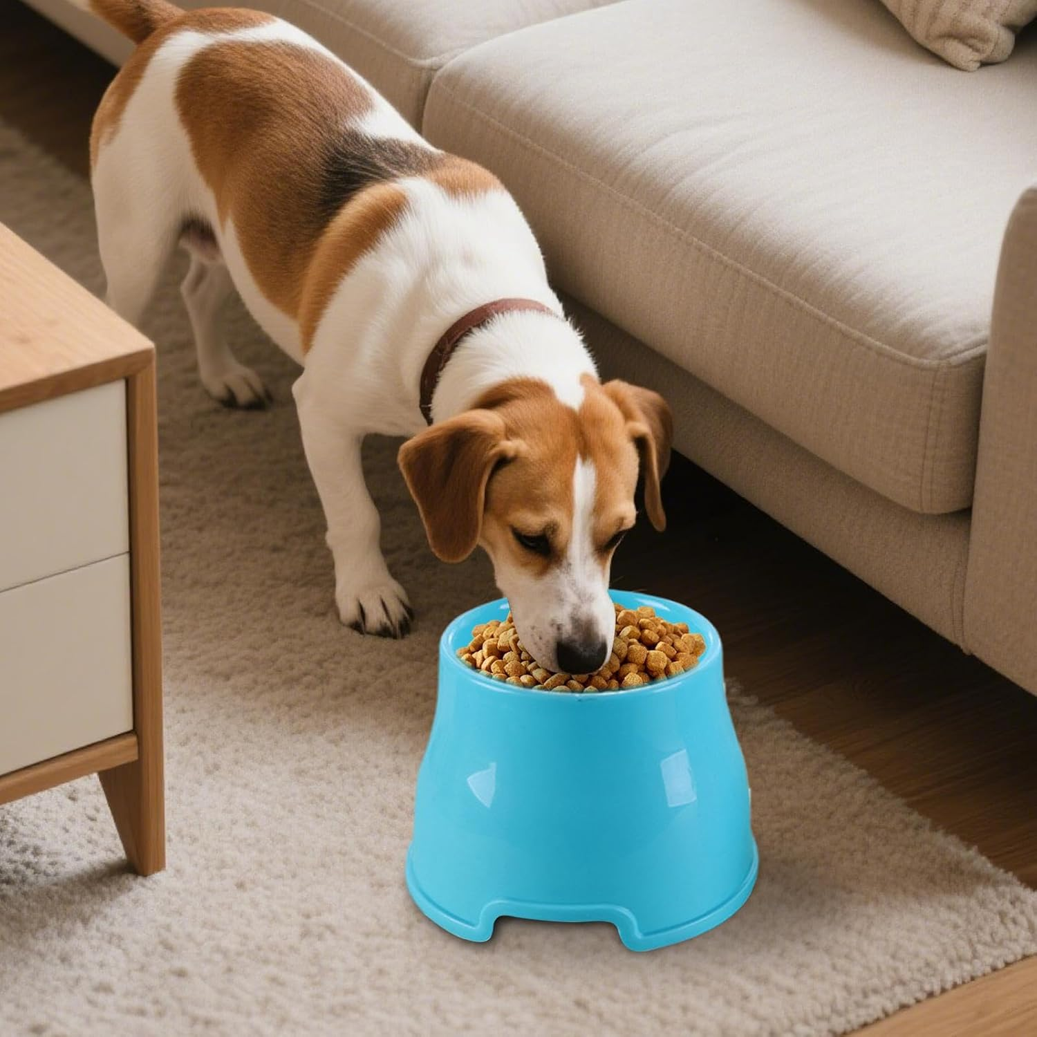 Cat Food Bowl, Elevated Cat Food Bowls, Dishwasher-Safe Pet Feeder Dish for Floor Home Travel Outdoor Camping Trip Veterinary Recovery image number 6