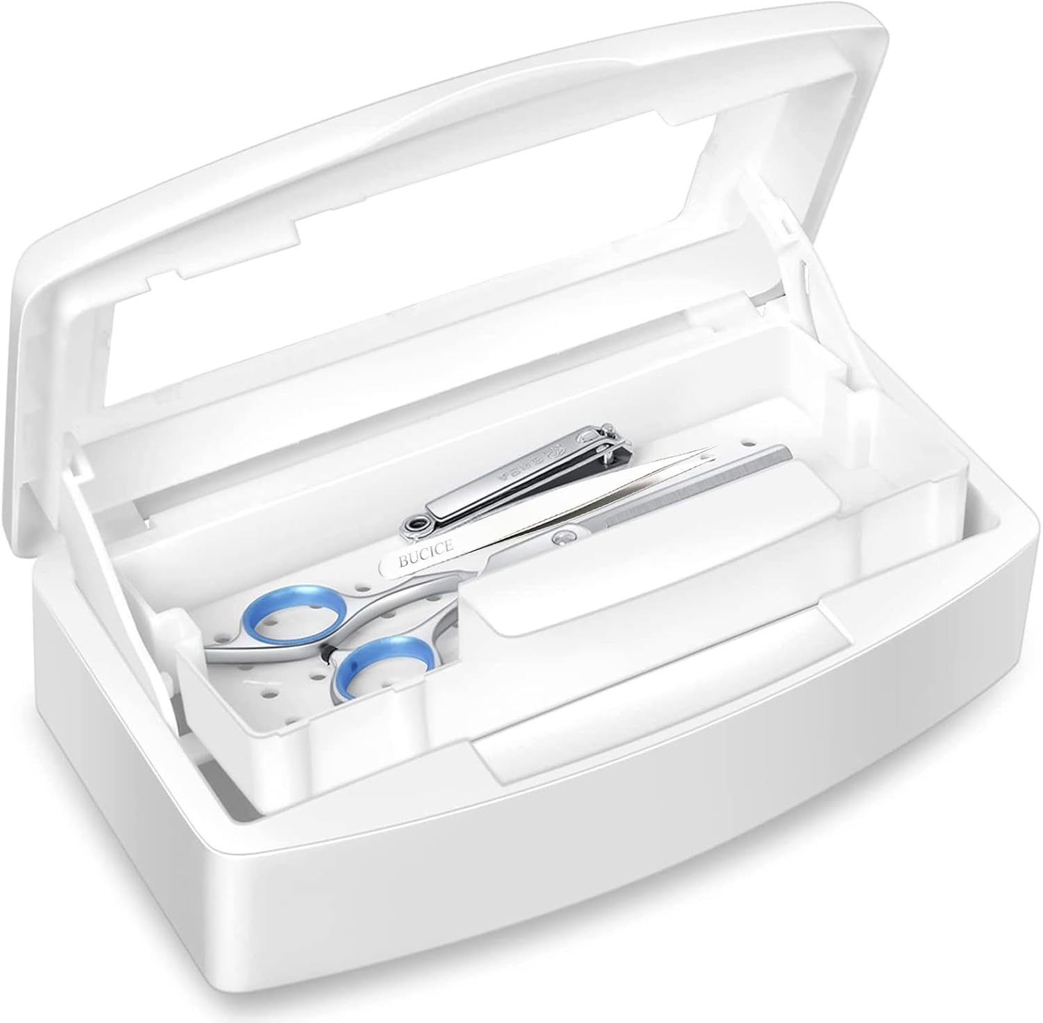 Sterilizer for Nail Tools, Sterilization Tray for Tweezers, Nail Supplies, Hair Salon, Nail Tech Must Haves, Pink