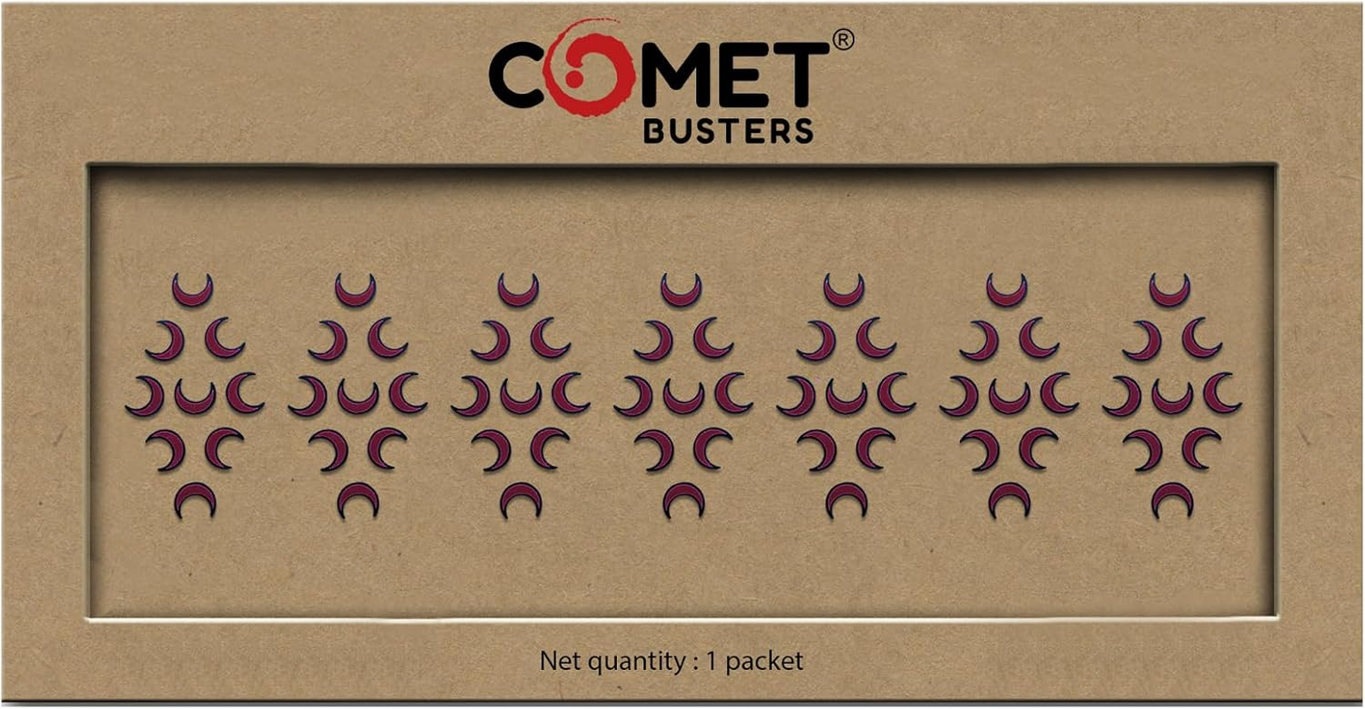 Comet Busters Moon Shaped Maroon Bindi