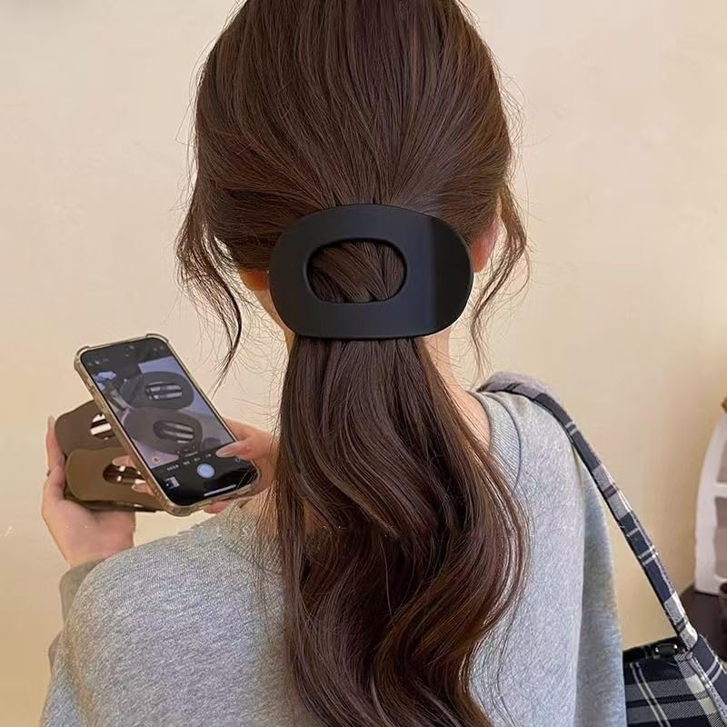 4Pcs Flat Hair Clips - Duck Bill Clips for Women, Stylish Thin Hair Clips with Strong Hold image number 6