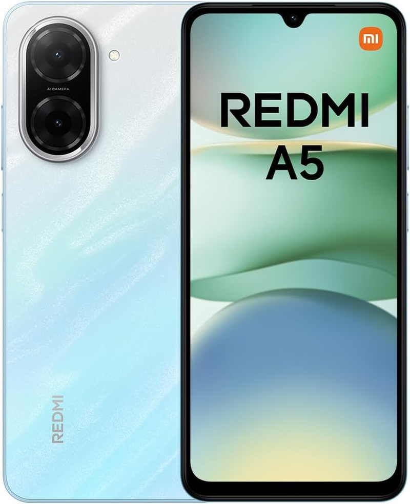 Xiaomi Redmi A5 Smartphone &ndash; 3GB+64GB, 6.52" HD+ Display, 5000Mah Battery, Android 13 Go Edition, Dual SIM &ndash; Green